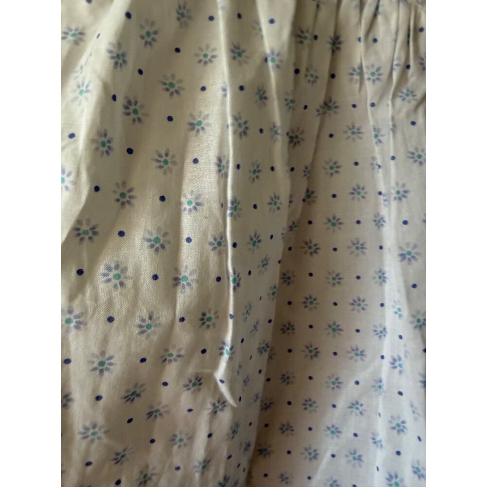 Eileen West Womens Nightgown Size M White Blue Floral Eyelet Trim Pullover New - Picture 10 of 15